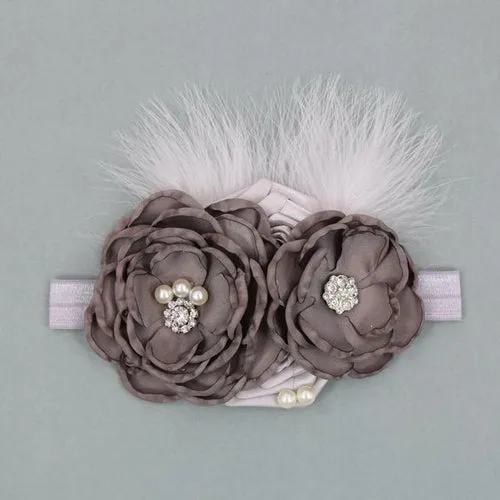 Vintage Flower Headband Baby Girls Headwraps Newborn Photography Props