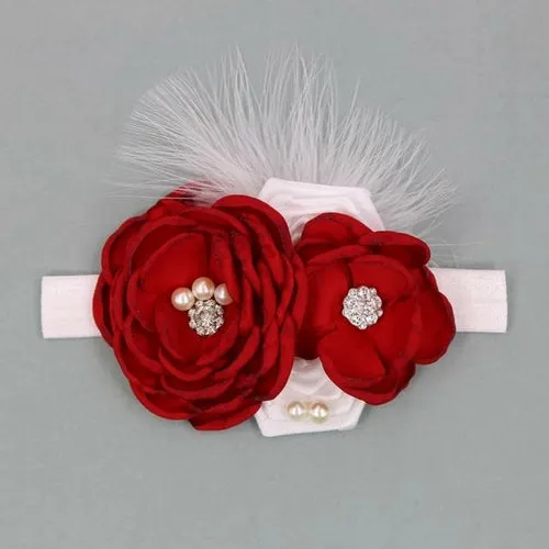Vintage Flower Headband Baby Girls Headwraps Newborn Photography Props