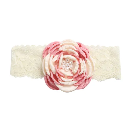 Vintage Flower Headband Baby Girls Headwraps Newborn Photography Props