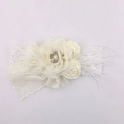 Vintage Flower Headband Baby Girls Headwraps Newborn Photography Props