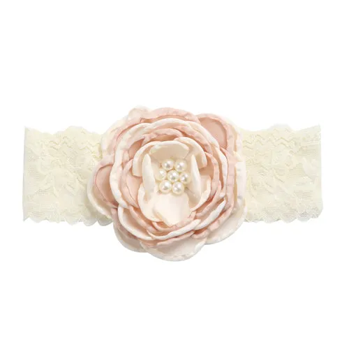 Vintage Flower Headband Baby Girls Headwraps Newborn Photography Props