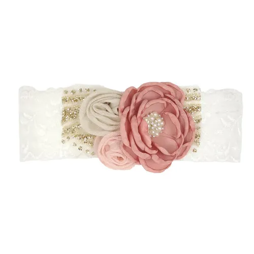 Vintage Flower Headband Baby Girls Headwraps Newborn Photography Props