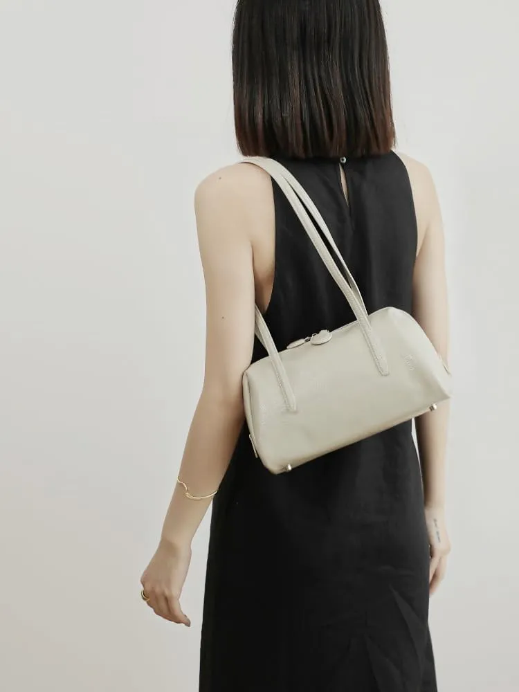 Vintage Leather Niche Handbag Totes Pillow Bag Oil Wax Shoulder Armpit Bag Clutch Versatile Chic Purse Luxury Elegant