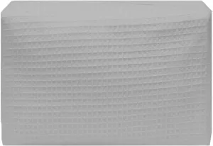 Waffle Weave Cosmetic Bags, Large (Gray)