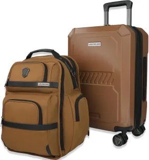 WELKINLAND 20 Inch Carry On Luggage And 24H Business Laptop Backpack Bundle-Comfortable & Safe Travel