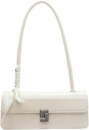 Women's Fashionable Handbag with Ribbon Decoration: Versatile Shoulder and Underarm Carry