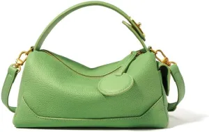 Women's Genuine Leather Handbag Stylish Shoulder Crossbody Armpit Bag Pillow Bag Versatile Hand Carry Hobo Togo Stylish