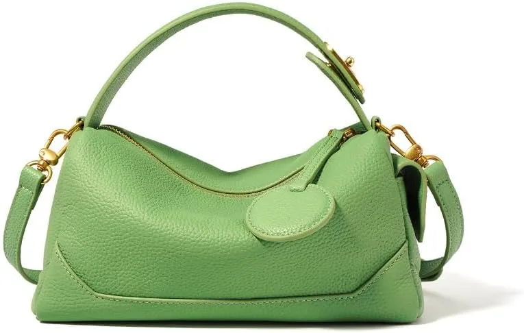 Women's Genuine Leather Handbag Stylish Shoulder Crossbody Armpit Bag Pillow Bag Versatile Hand Carry Hobo Togo Stylish