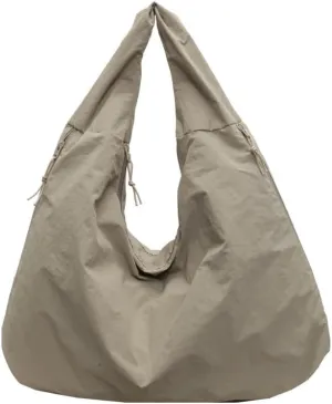 Women's Solid Color Draped Tote Bag, Large Capacity Minimalist Versatile Shoulder Bag, Hobo Bags for Women