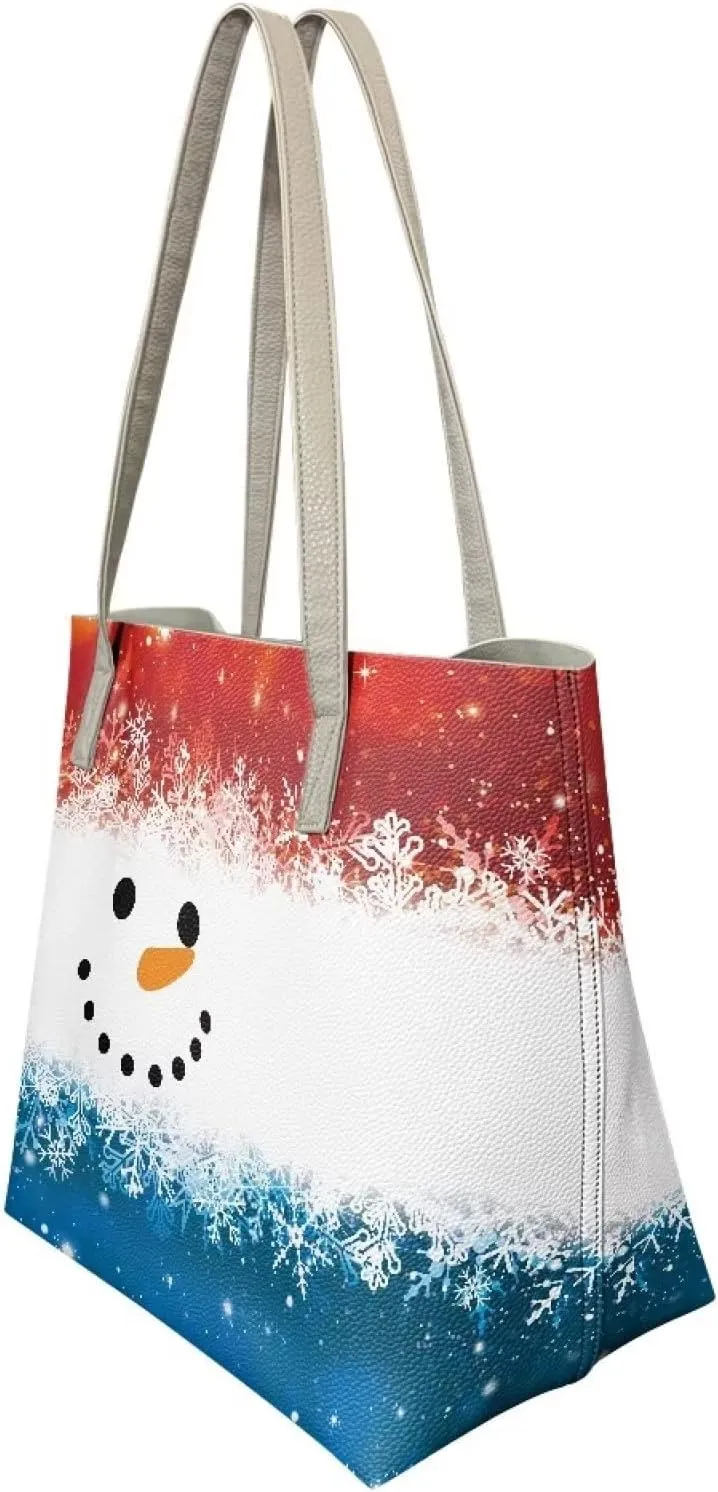 Xpyiqun Large Tote Bag for Women Leather Handbag Shoulder Purse Top-handle Bags