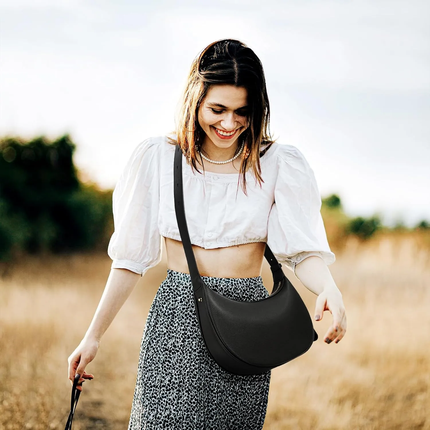 YDSIII Shoulder Bag For Women, Trendy Vegan Leather Shoulder Bag For Womens With Top Handle Bag, Going Out Bag