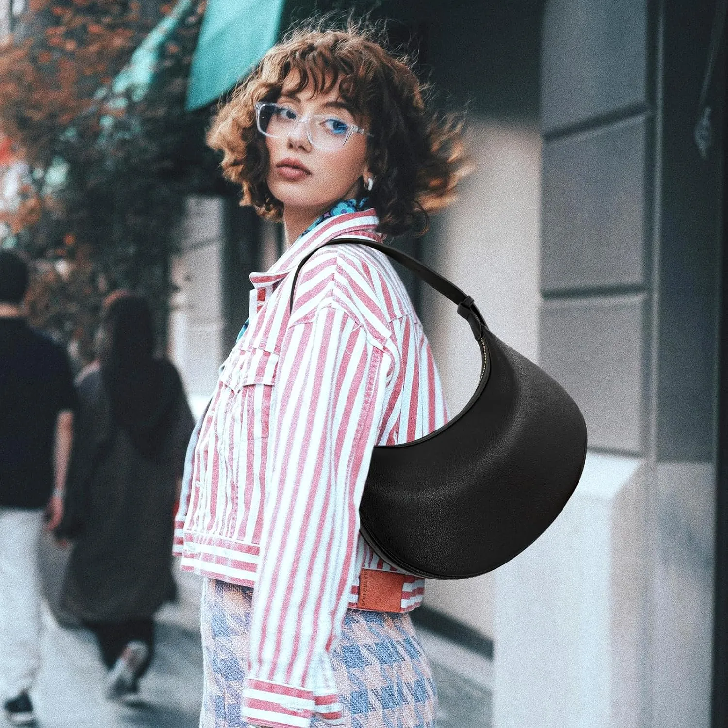 YDSIII Shoulder Bag For Women, Trendy Vegan Leather Shoulder Bag For Womens With Top Handle Bag, Going Out Bag