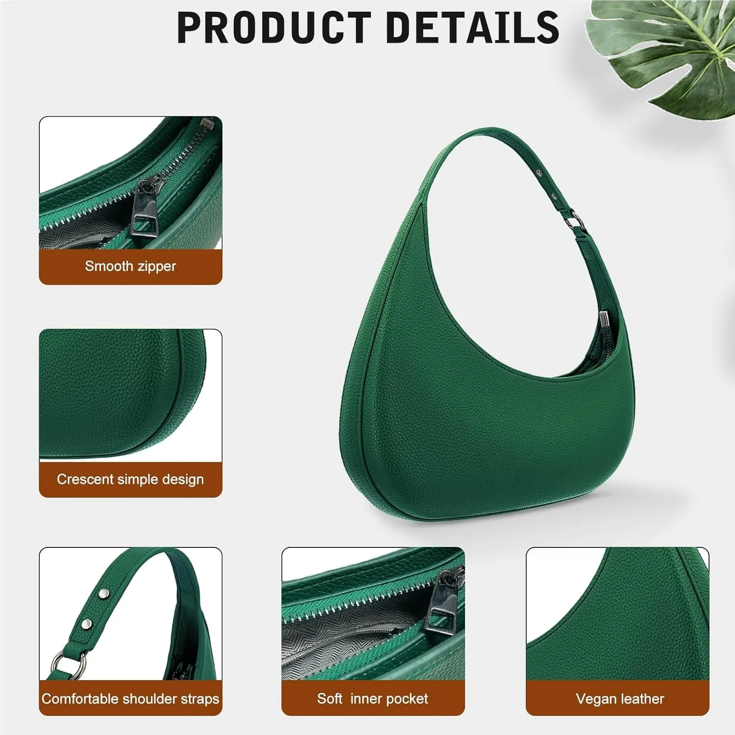 YDSIII Shoulder Bag For Women, Trendy Vegan Leather Shoulder Bag For Womens With Top Handle Bag, Going Out Bag