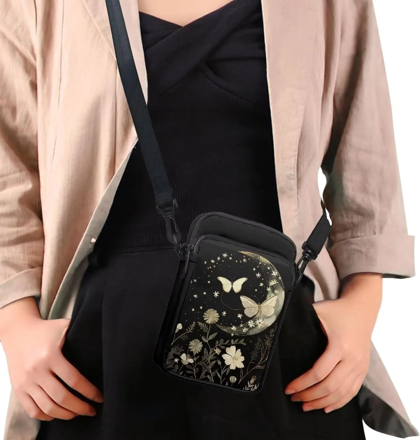 YEXIATODO Crossbody Bags for Women Small Sling Bag Purses Coin Purse Backpack Handbag Fanny Pack Wallet Bag