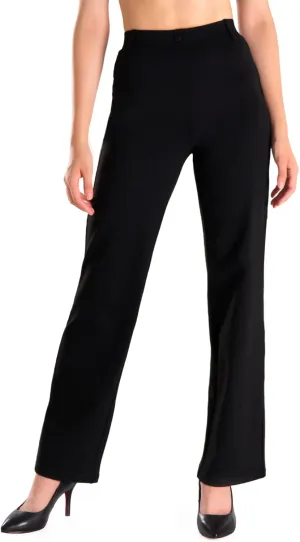 Yogipace,Belt Loops,Women's Petite/Regular/Tall High Waisted Stretchy Straight Leg Relaxed Fit Yoga Dress Pants for Work